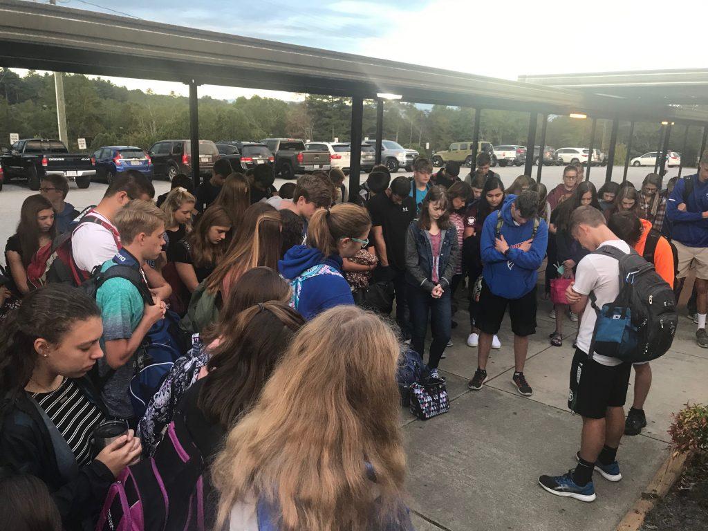 Senior leads annual "See You at the Pole"