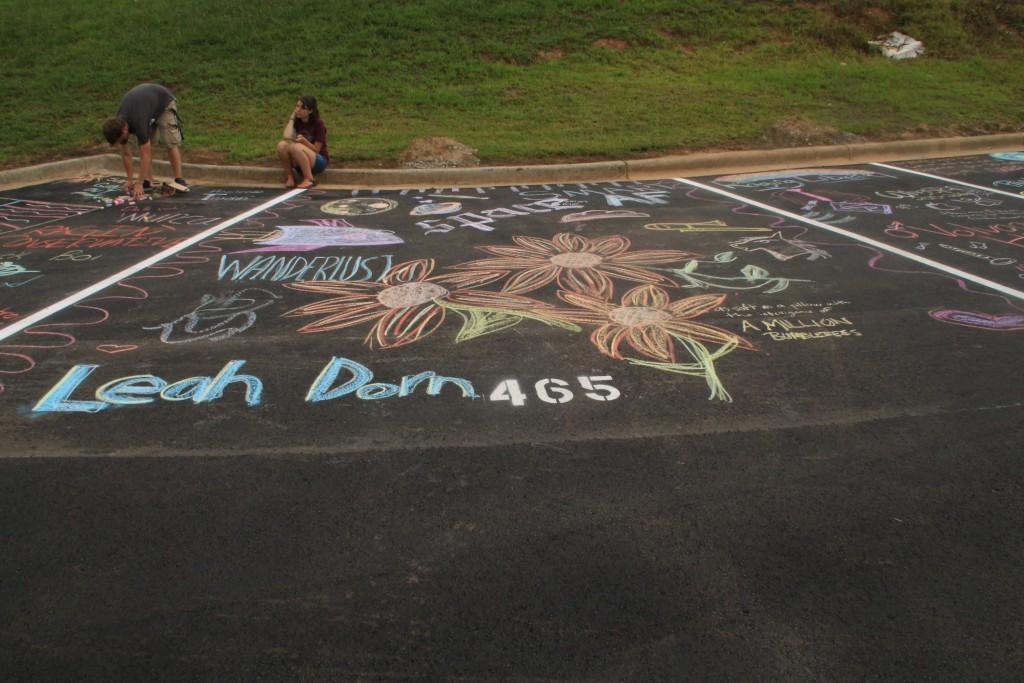 Gallery: Seniors chalk their spots