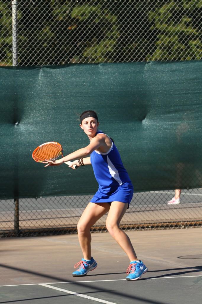 Senior finishes third in 3A state tennis tournament