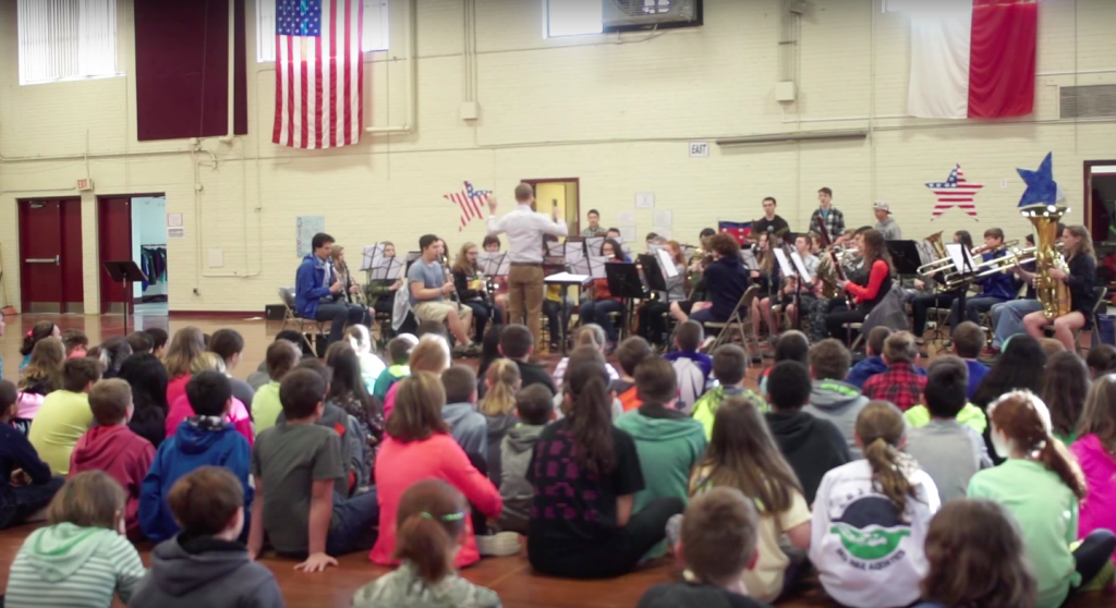 Watch: Wind ensemble performs at Etowah, Mills River Elementary