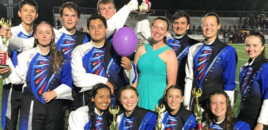 Marching band wins awards at competition