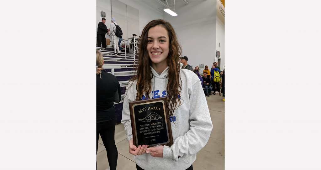 Sophomore wins MVP of swim conference meet