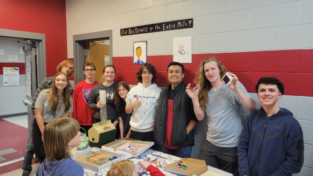 West Students Demonstrate At Mills River STEAM Night